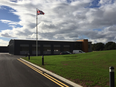 M56 Fire Station Cheshire